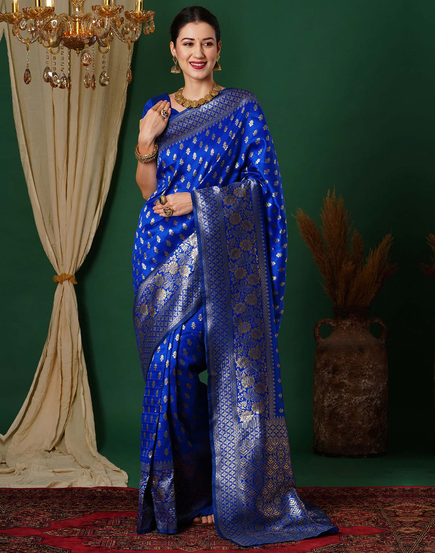 PANNUS Royal Blue Grandeur Silk