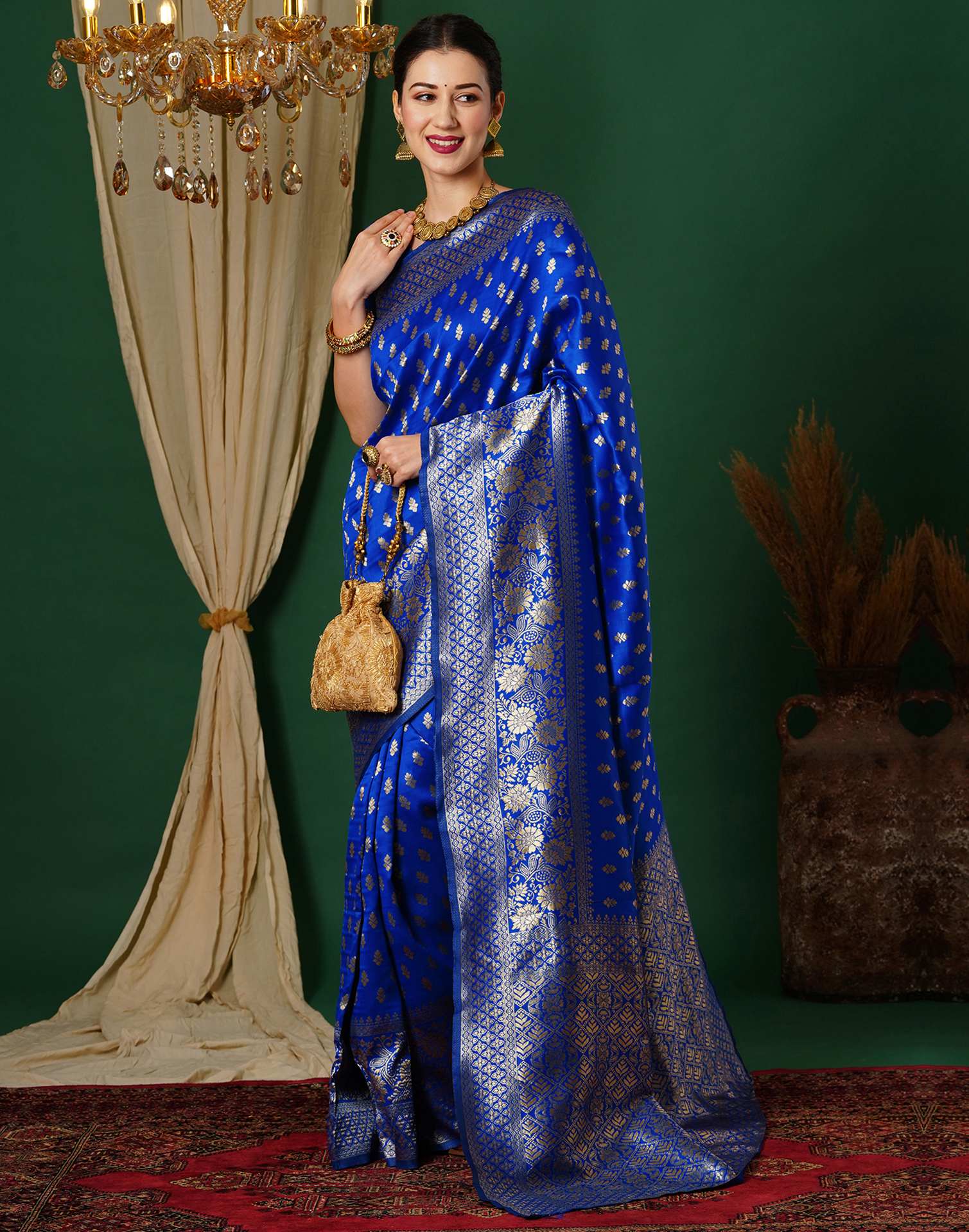 PANNUS Royal Blue Grandeur Silk