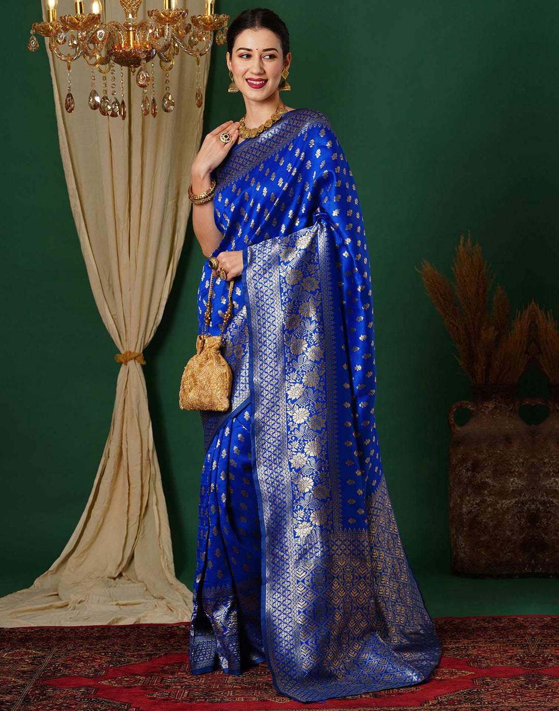 PANNUS Royal Blue Grandeur Silk