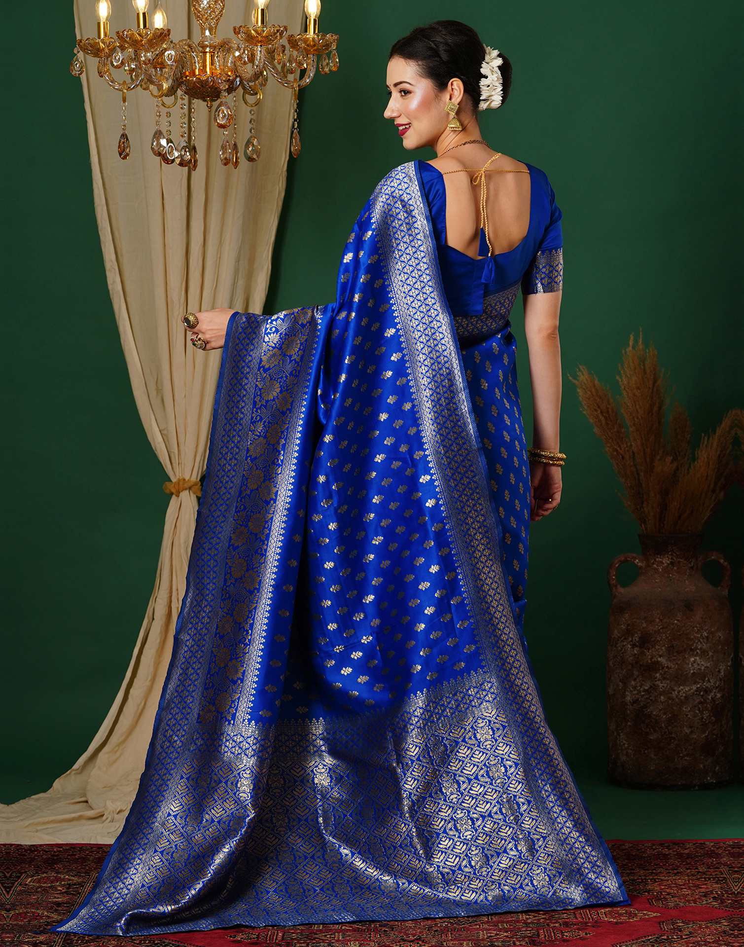 PANNUS Royal Blue Grandeur Silk