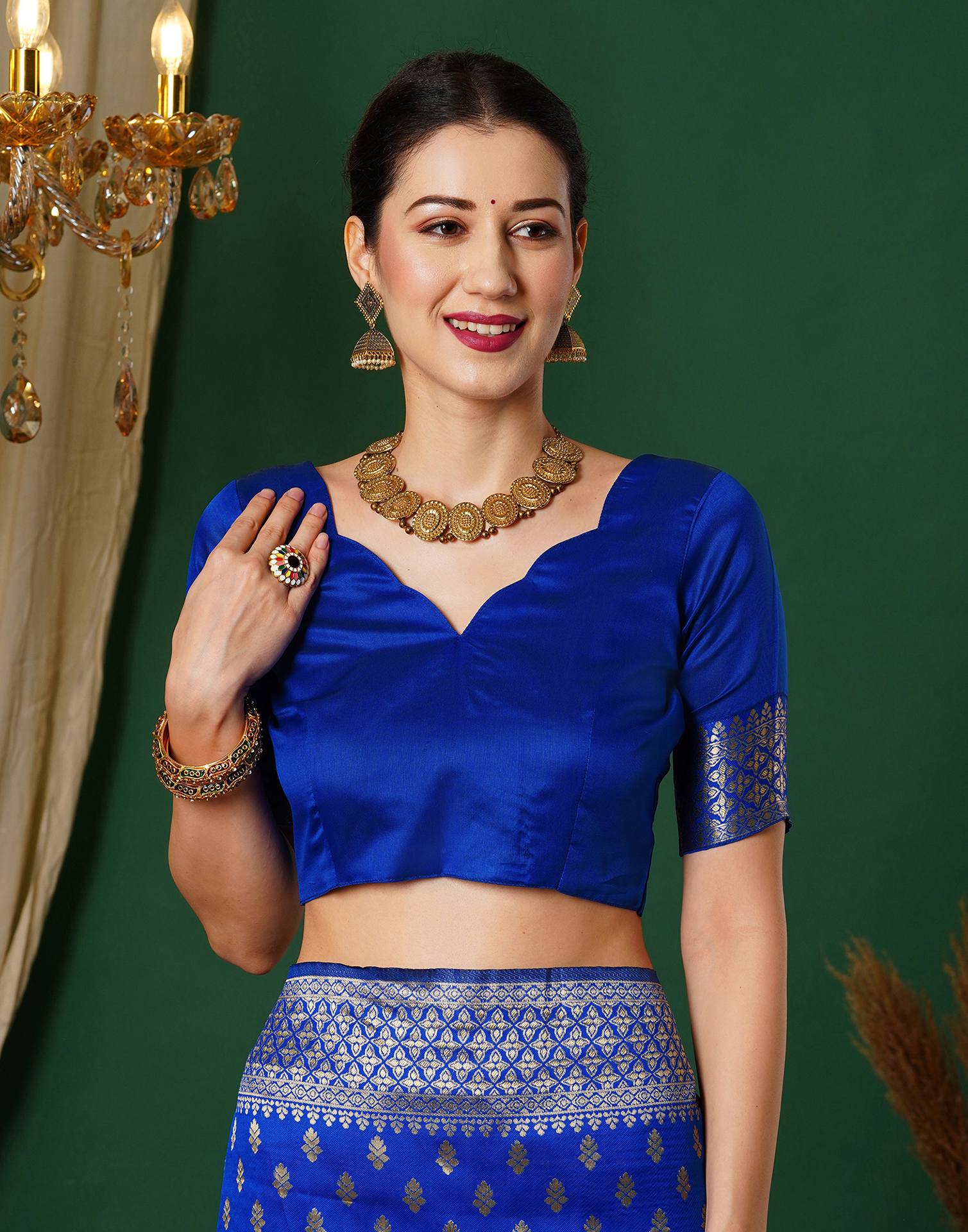 PANNUS Royal Blue Grandeur Silk