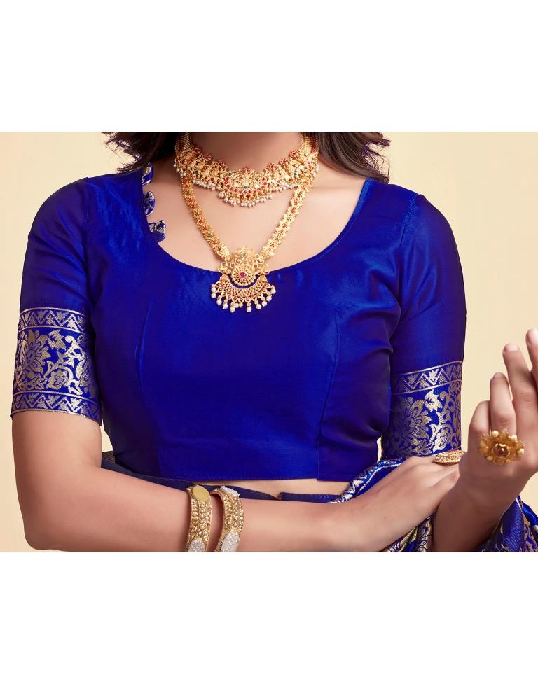 PANNUS Scarlet Red Floral Saree