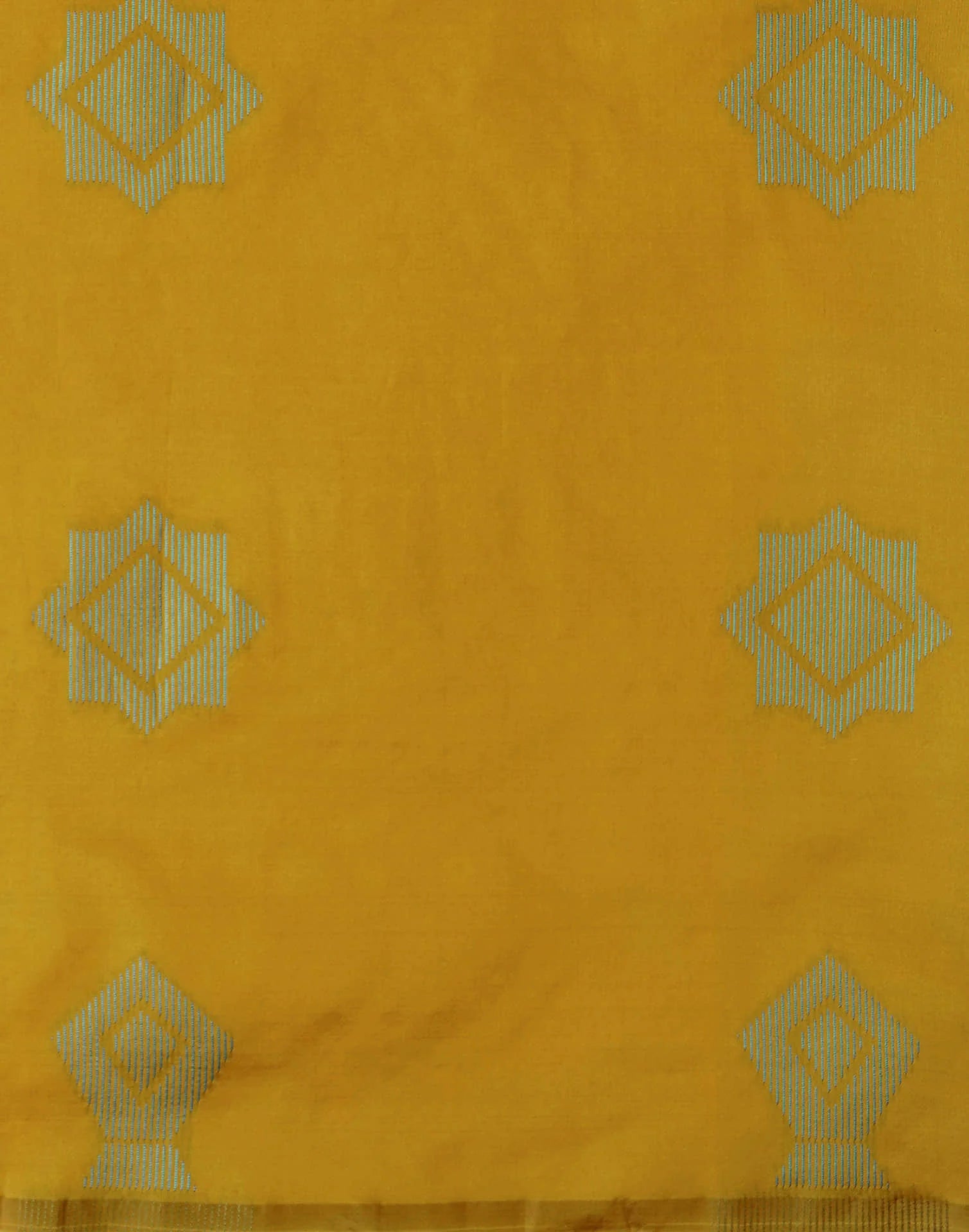 PANNUS Champagne Gold Geo Saree