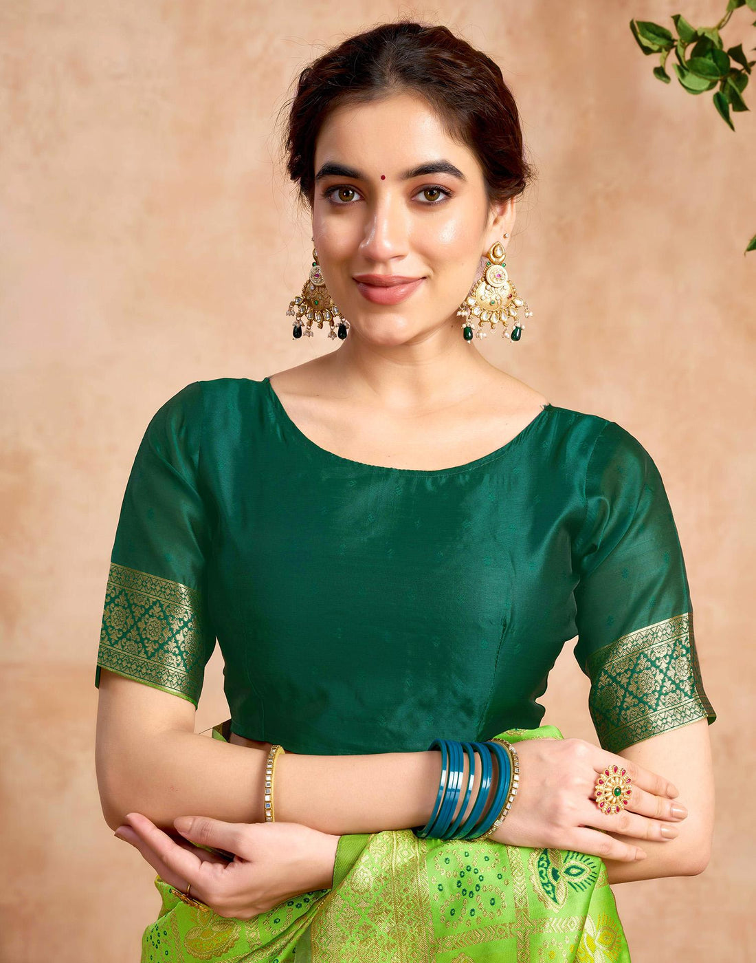 PANNUS Zestful Lime & Teal Grid