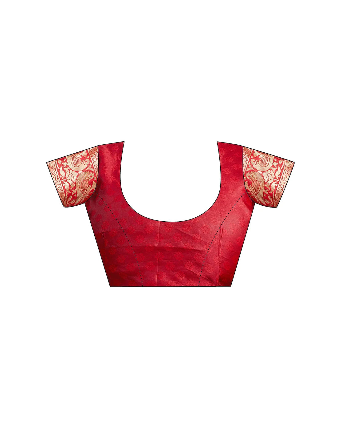 PANNUS Emerald & Red Bandhani Grid