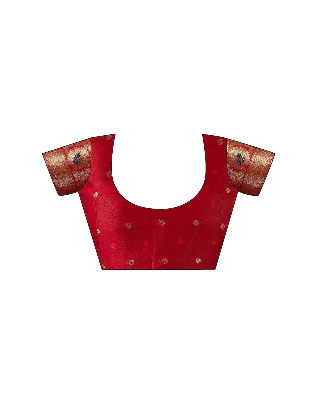 PANNUS Scarlet Bloom Silk Saree