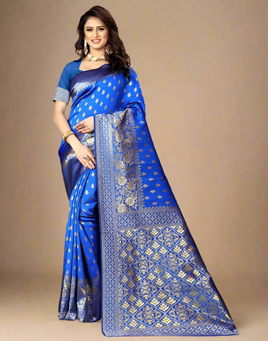 PANNUS Royal Blue Grandeur Silk